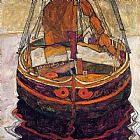 Famous Boat Paintings - Trieste Fishing Boat